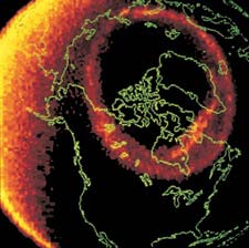 Auroral oval