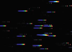 Mass-producing stellar spectra. A thin prism was placed in front of the telescope to spread out starlight from the Hyades cluster into little rainbows, or spectra. Spectra contain the 'fingerprints' astronomers use to deduce myriad stellar properties, known as spectral types.