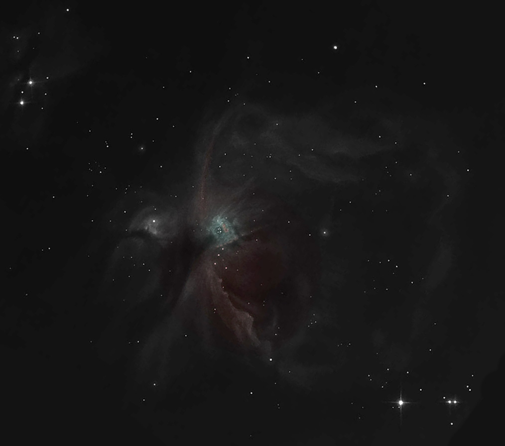 Orion Nebula sketch by eye