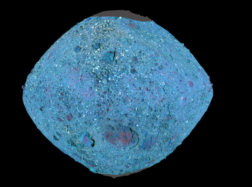 Global false-color map of Bennu