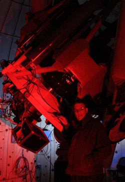 Bruce Berger at San Pedro Mártir Observatory