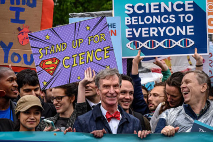 Bill Nye with the March for Science