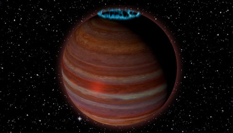 Brown Dwarf with Aurora