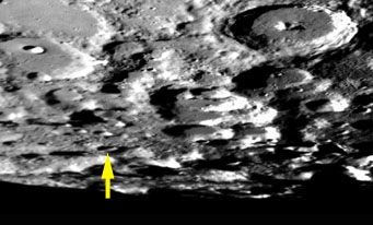 Lunar crater Cabeus A1