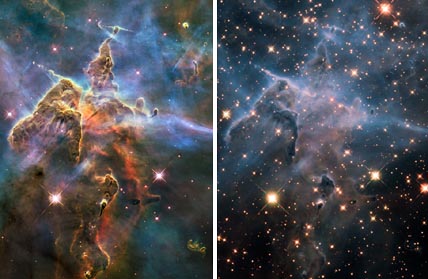 Carina Nebula from Hubble Telescope