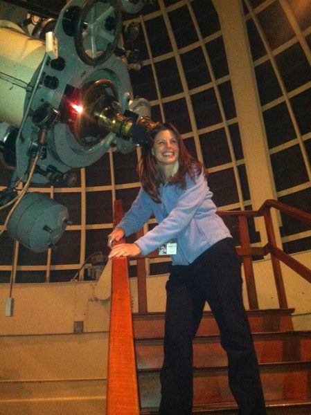 Carla Johns at 12-inch Zeiss refractor