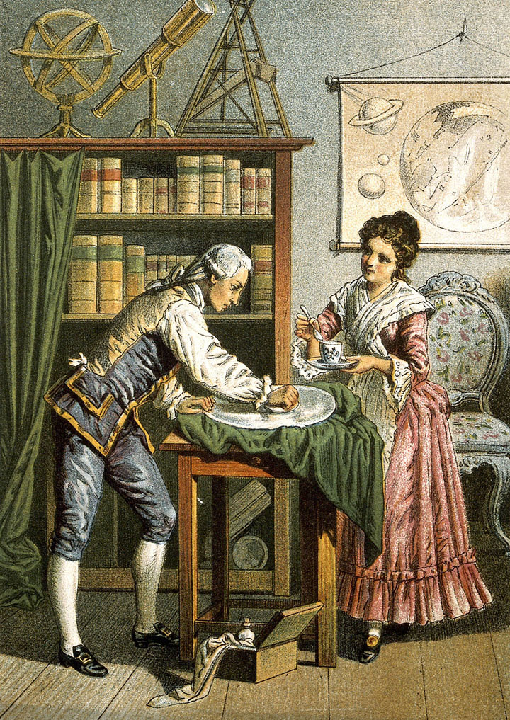Caroline and William Herschel