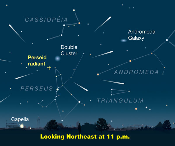 Catch the Perseid Meteor Shower at Its Peak Sky & Telescope Sky