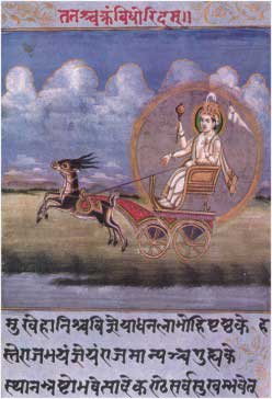 Indian god Chandra