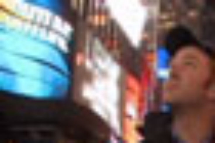 Cheney in Times Square