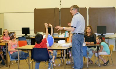 Classroom demo in Glendo