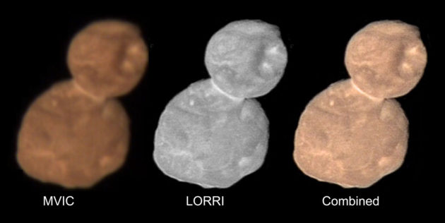 Color composite of 2014 MU69