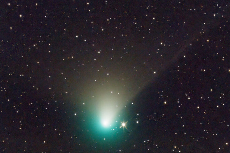 Comet ZTF E3 dust tail