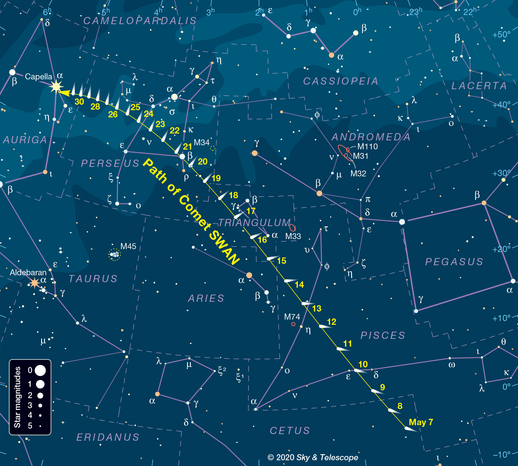 Comet SWAN Expected to Put on a Splendid Show Sky & Telescope Sky