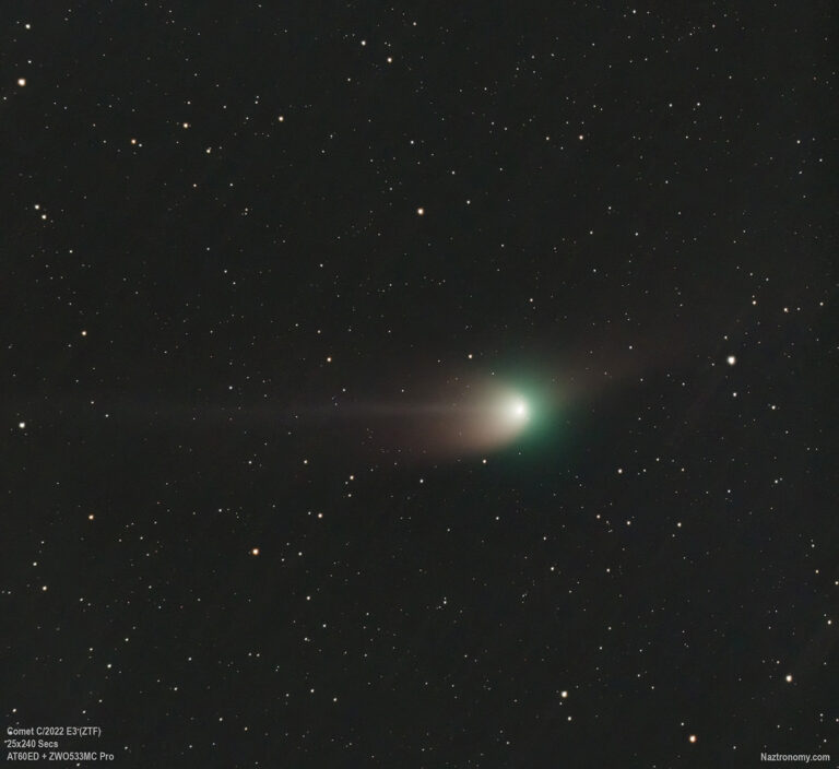 100 Minutes of Comet C/2022 E3 (ZTF) Sky & Telescope Sky & Telescope