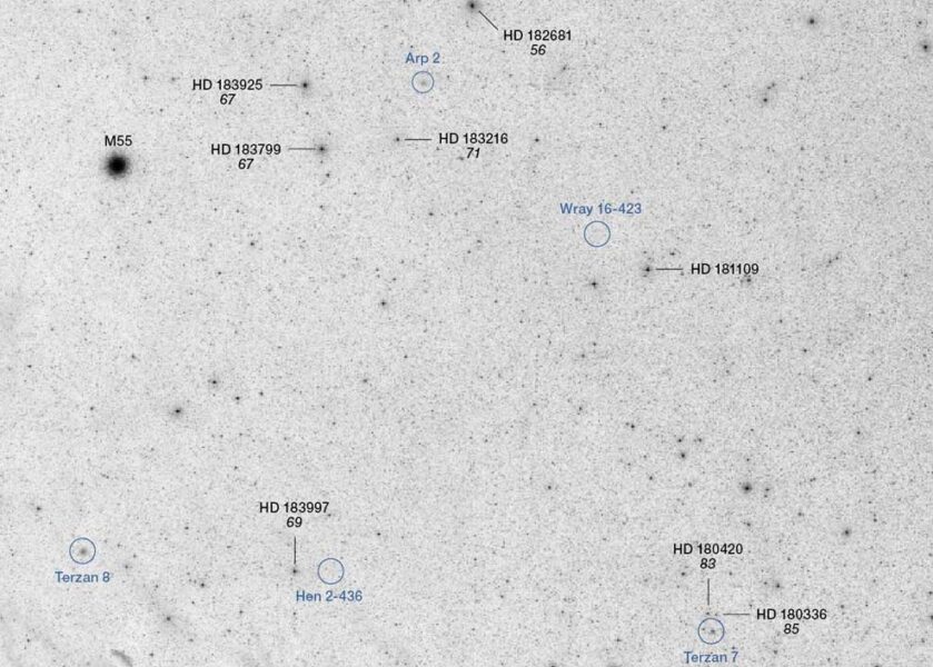 Core Group of targets for the Sagittarius Dwarf Spheroidal