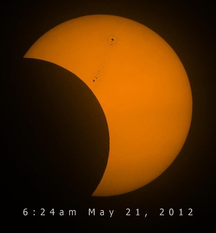 Sunspots At Partial Solar Eclipse | Alberto Lao - Sky & Telescope - Sky ...