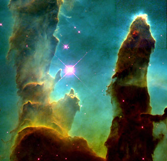 The Pillars of Creation in Messier 16, the Eagle Nebula, may be the Hubble Space Telescope''s best-known (and most beautiful) photo.