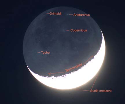 Earthshine Lights up the 'Dark Side' of the Moon