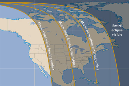 March 3rd eclipse map