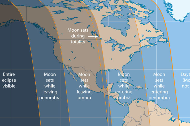 April 2015 lunar eclipse visiblity
