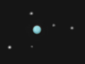 Uranus with Moons