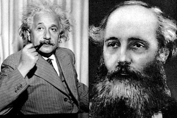 Albert Einstein & James Clerk Maxwell
