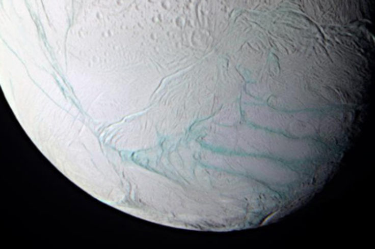 Tiger Stripes on Enceladus