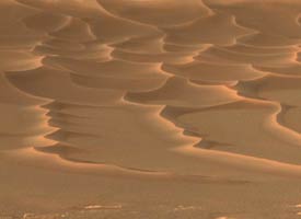 Martian sand dunes