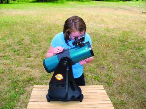 Orion StarBlast 4.5-inch f/4 Newtonian reflector telescope for