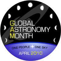 Global Astronomy Month logo