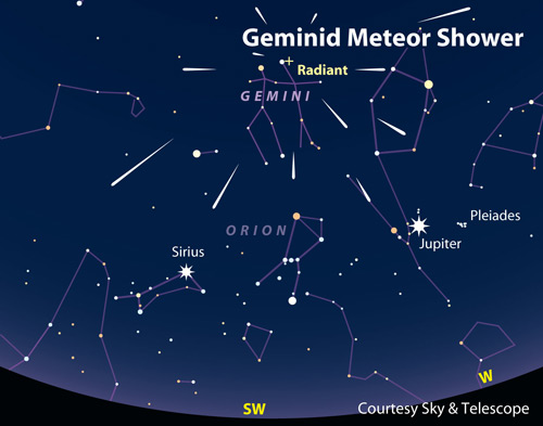Geminid Meteor Shower 2012