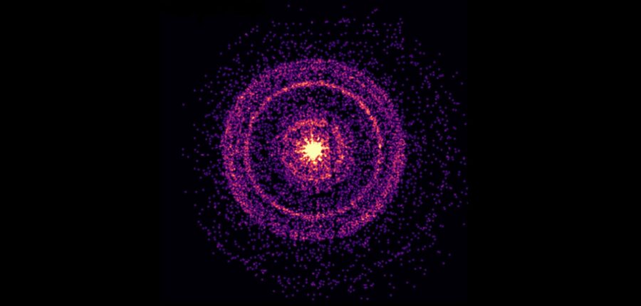 An X-ray image of GRB 221009A