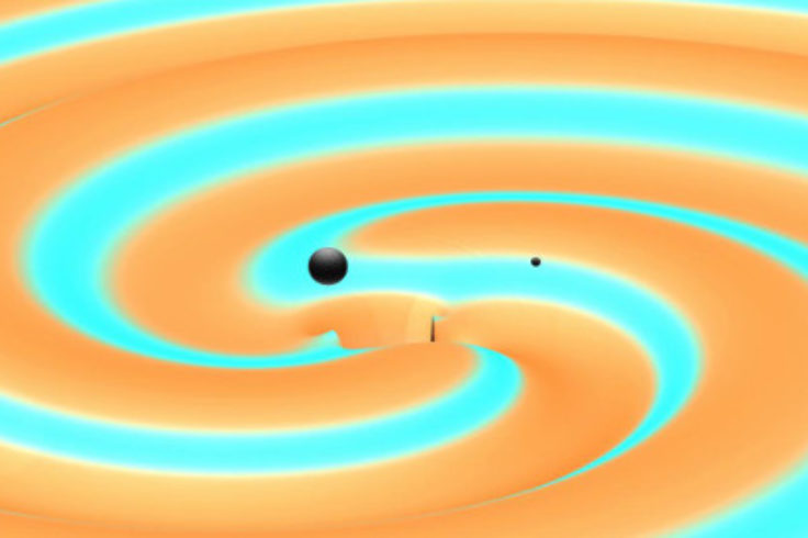 two black holes in the moments before a catastrophic collision