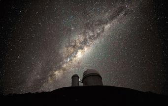 Milky Way above La Silla Observatory