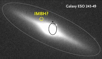 Black-hole candidate in galaxy ESO 243-49