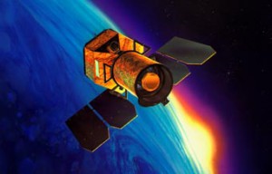 GALEX spacecraft in orbit