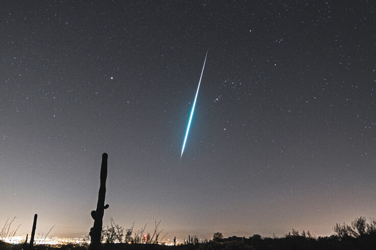 Geminid fireball over Tucson