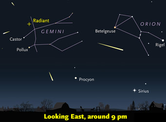 How to spot Geminid meteors