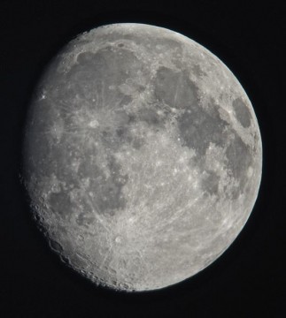 Gibbous Moon by Harrison McGaha