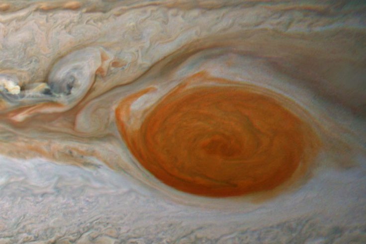 Great Red Spot vs. flake