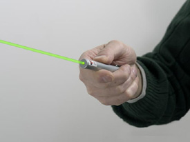 Green Laser Pointer, an example of many laser pointers out there stargazers use.