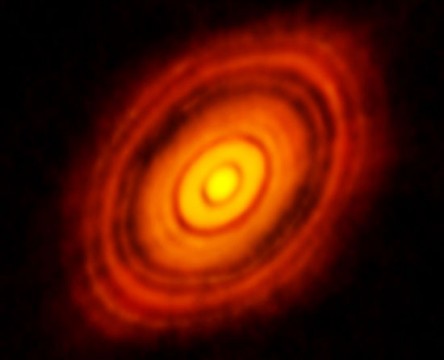 protoplanetary disk around HL Tauri