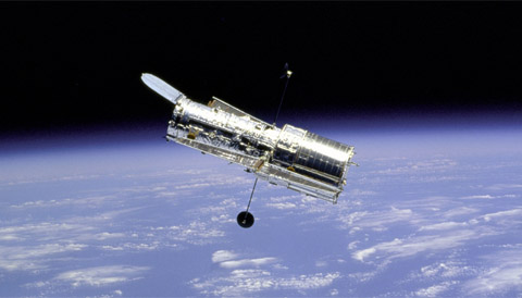 Hubble Space Telescope in orbit