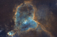 Heart Nebula in SHO
