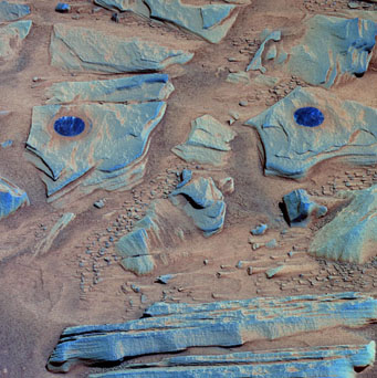 Home Plate on Mars