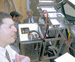 Paul Horowitz at OSETI camera