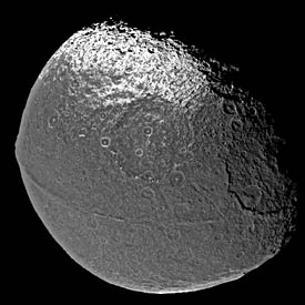 Iapetus and its giant ridge