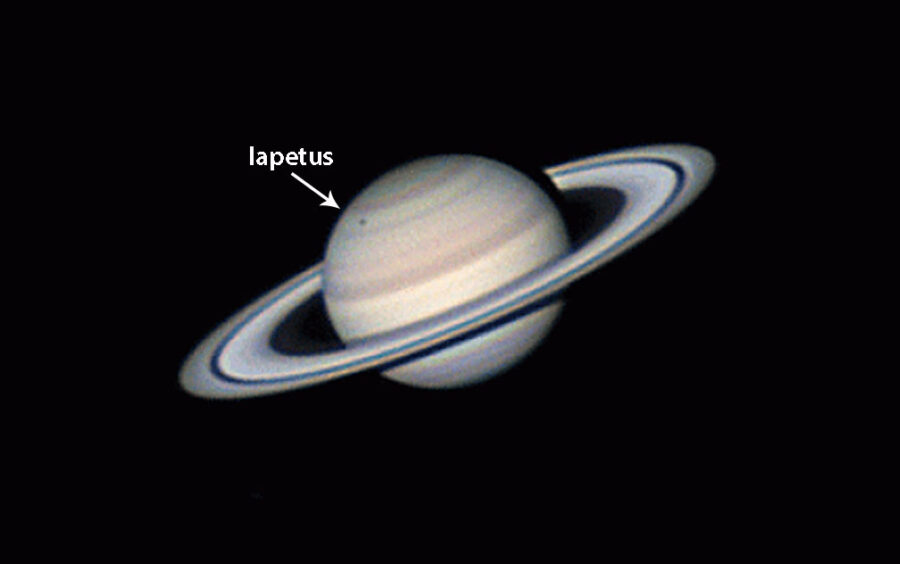 Iapetus transit single