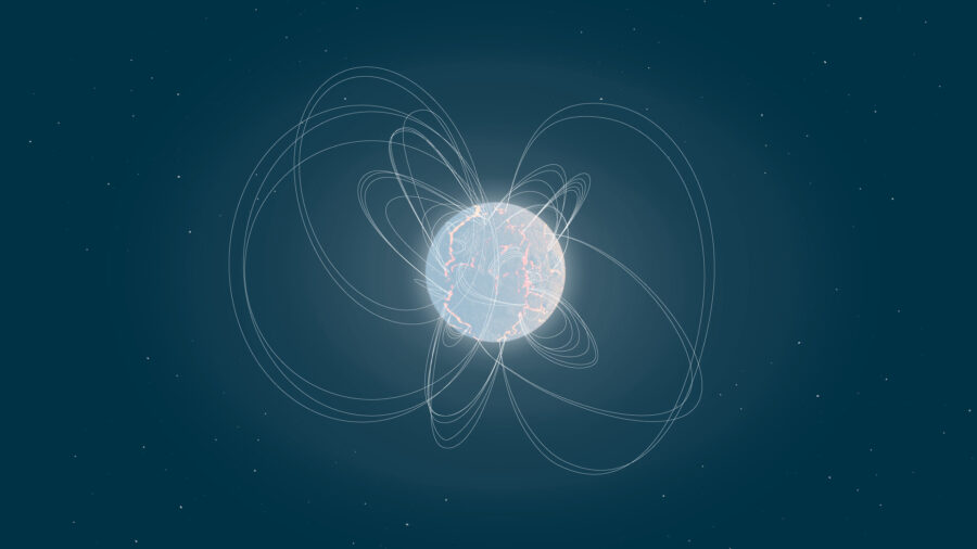 Artist's illustration of a magnetar